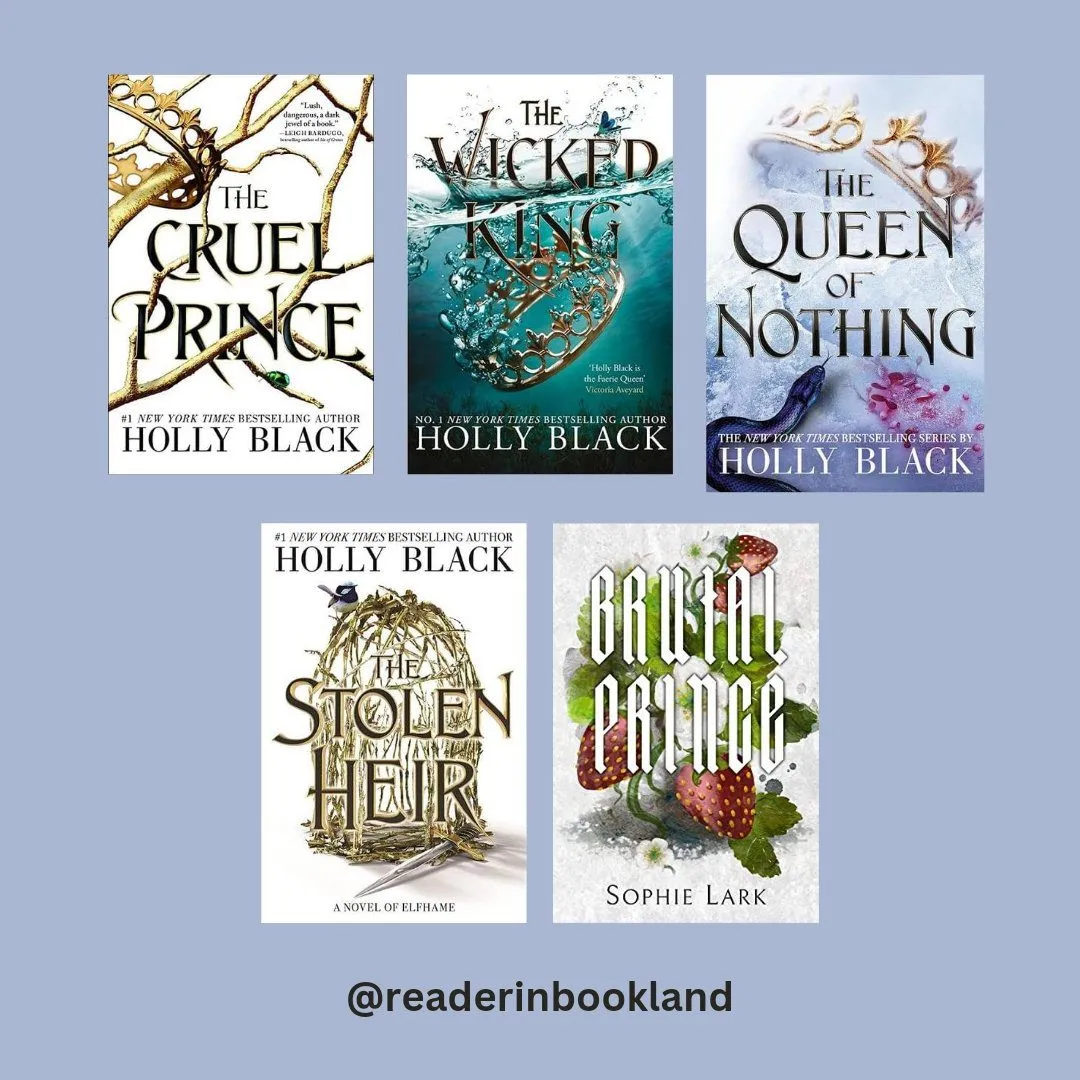 Folk of the Air trilogy + Stolen Heir + Brutal Prince (5 books set)