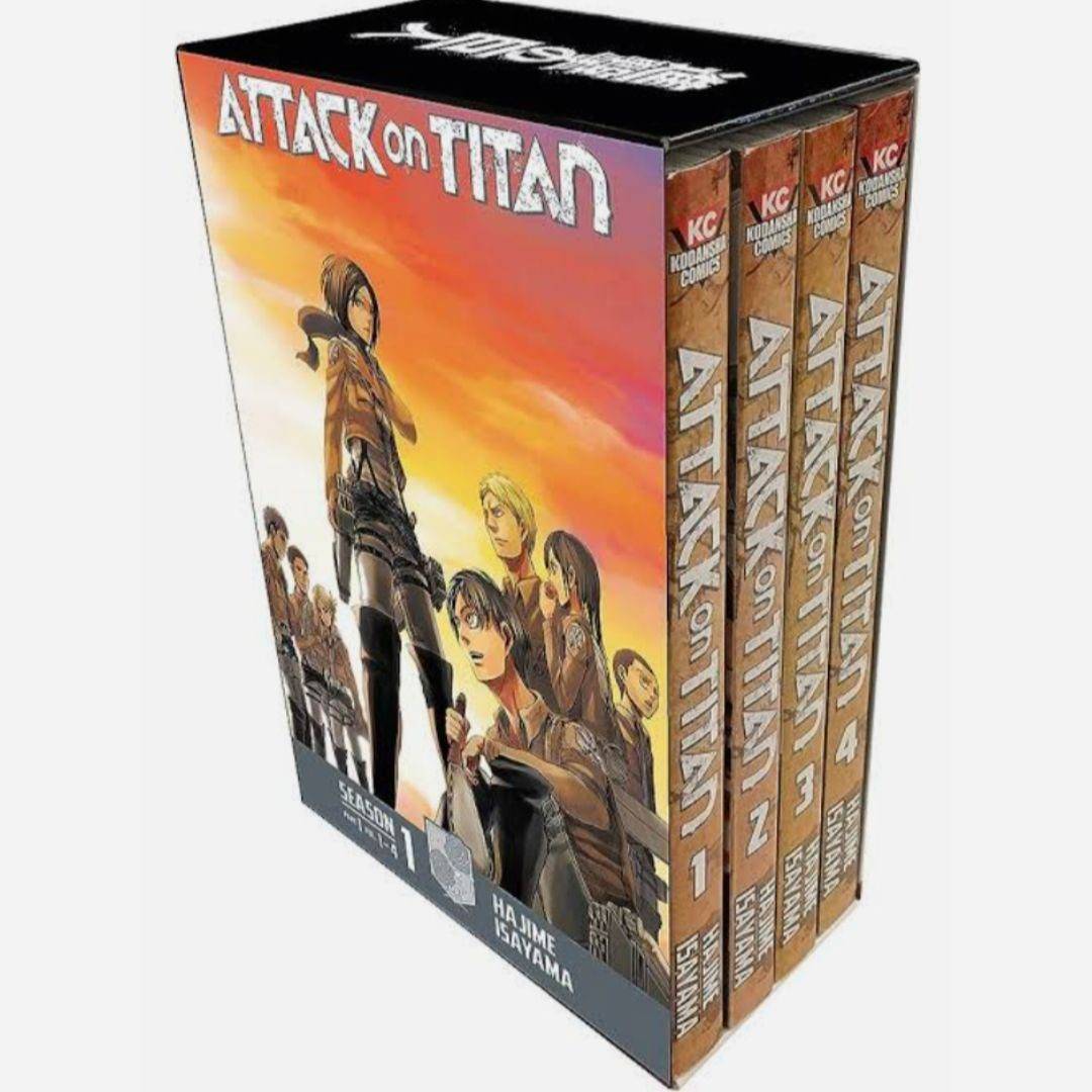Attack on Titan Vol. 1 to 4