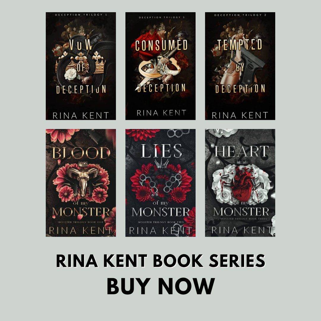 Deception Trilogy + Monster Series by Rina Kent - 6 Books set