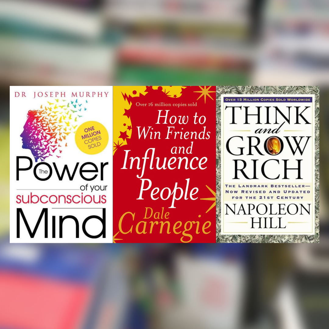 3 Self help books combo (English, Paperback)