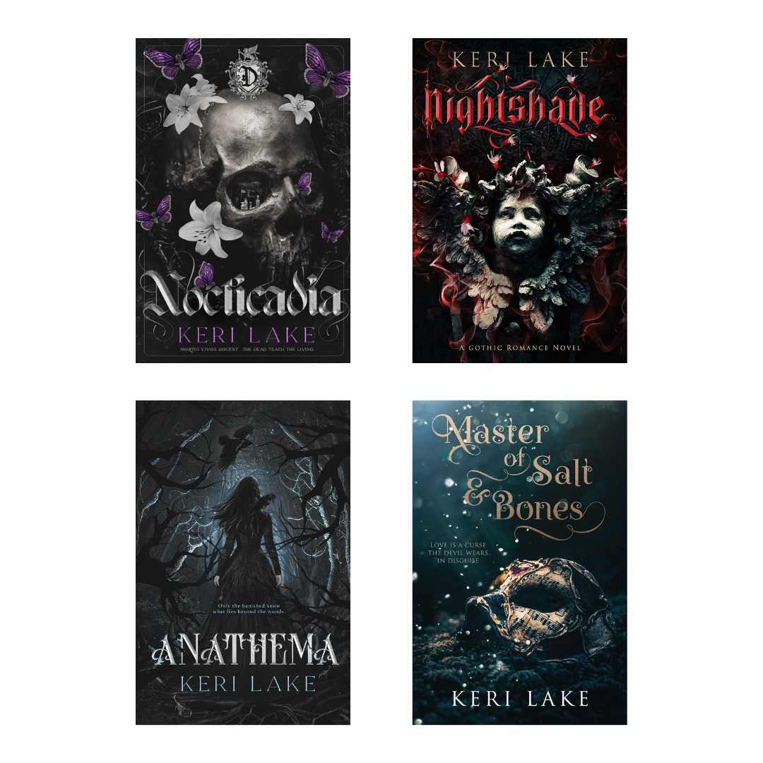Keri Lake Books Combo (Nocticadia + Anathema + Nightshade + Master of Salt & Bones) 4 Books